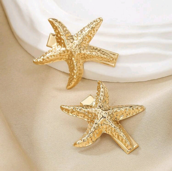 Gold Sea Shell pairs