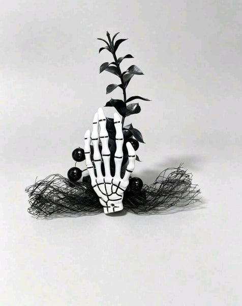 Halloween Mesh Skeleton Hairclip