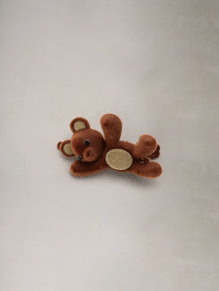 Small Plush Bear Hairclip