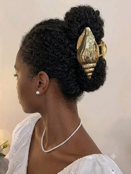 Metallic shell hair claws