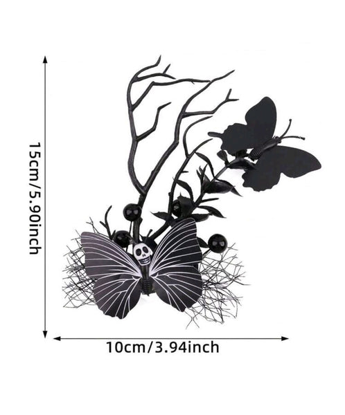 Halloween Mesh Skeleton Hairclip