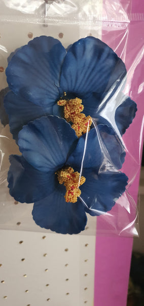 Hibiscus flower hair clip Set (2)