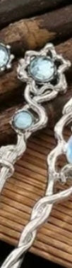 6 inch moon theme hair sticks/hanfu