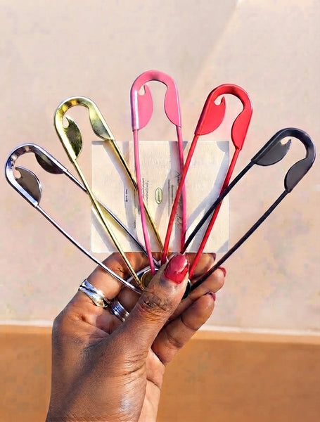 Giant Safety Pin Hairclip
