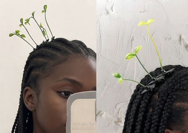 Sprouts with duckies hair clip