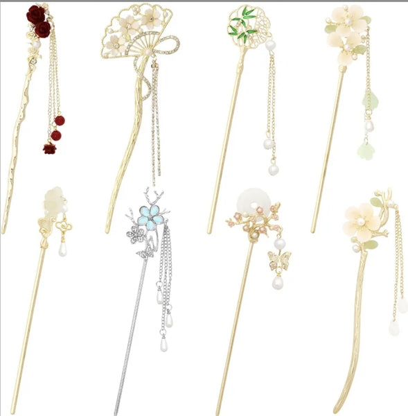 Gold Chinese Hair sticks
